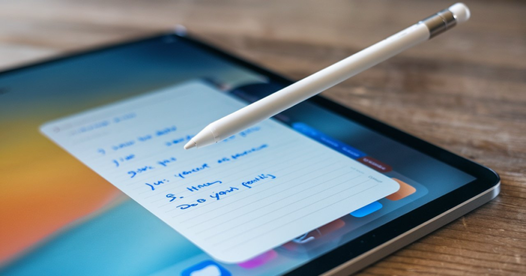 Pair Apple Pencil with an iPad