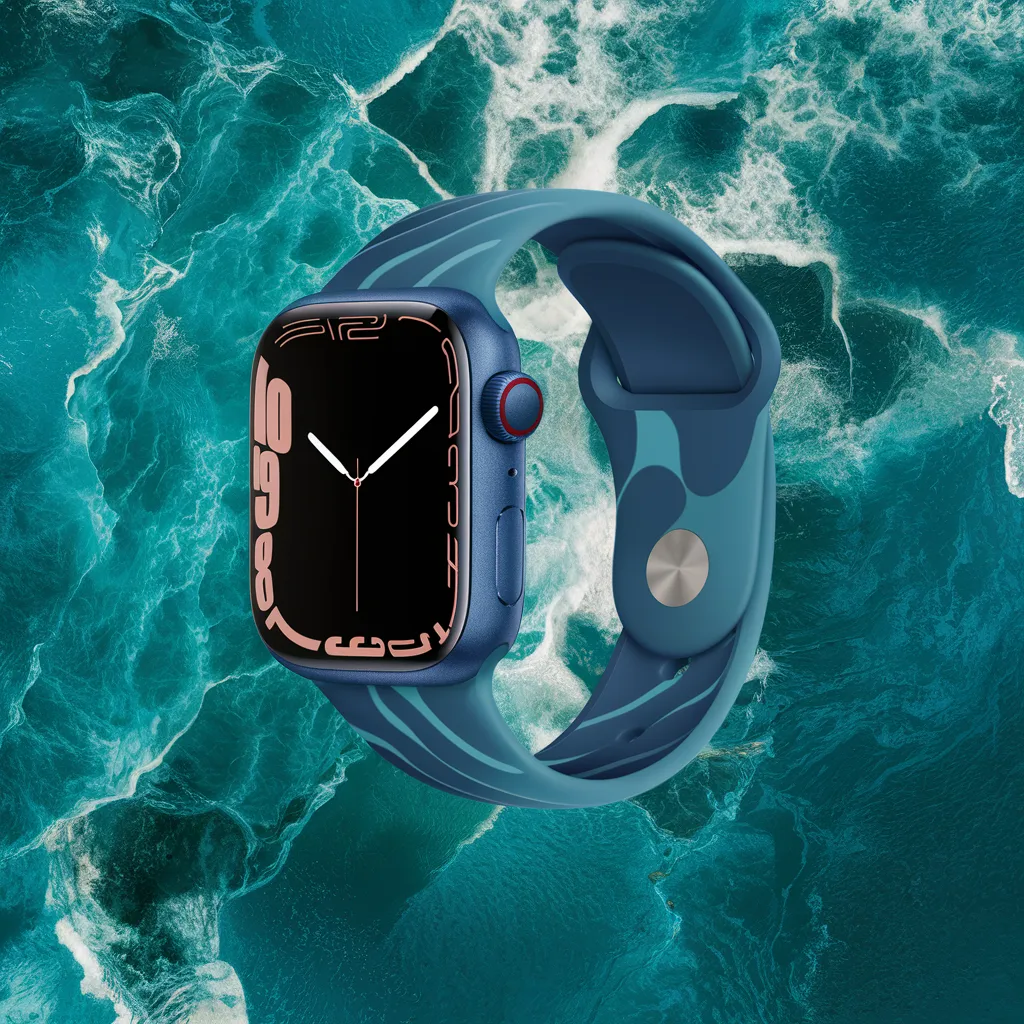 Ocean Silicone Strap Watch
